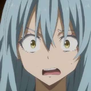 Sticker 😨 Rimuru anime @Hatvey :: @fStikBot