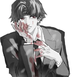 Telegram sticker 🧐 Chrollo Lucifer