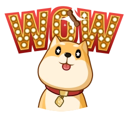 Telegram sticker 😳 Shiba Inu