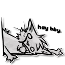 Telegram sticker ❤ Zuzu the Cat