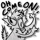 Telegram sticker 💢 Zuzu the Cat