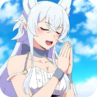 Telegram sticker 💇 Fenrys - [ @AniStickerz ]