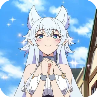 Telegram sticker 👄 Fenrys - [ @AniStickerz ]