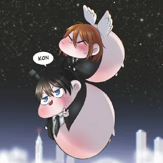 Telegram sticker ❤️ Mixed CSM 🪚 (@TodorokiShouto)