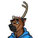 Telegram sticker 🦌 DuncanDog