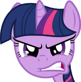 Video sticker 😡 Twilight | @MyLittlePony_bots