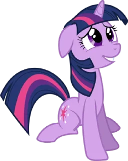 Телеграм стикер 🤭 Twilight | @MyLittlePony_bots