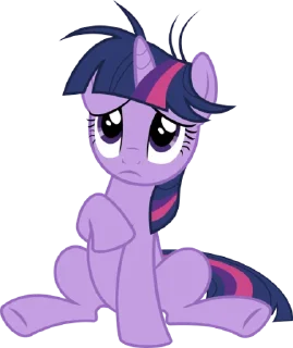 Video sticker 😰 Twilight | @MyLittlePony_bots