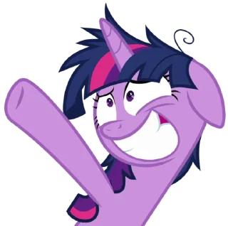 Телеграм стикер 😰 Twilight | @MyLittlePony_bots