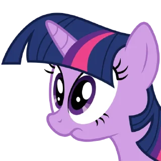 Телеграм стикер 😮 Twilight | @MyLittlePony_bots