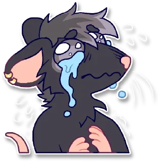 Telegram sticker 😢 maso is rat
