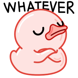 Sticker 😒 Beige Duck :: @Stickers_Chaos