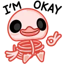 Video sticker 👌 Beige Duck :: @Sti...