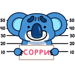 Telegram sticker 😬 Коала | @Premium_Stikers