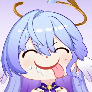 Sticker 🥵 铸币大头 B站咸鱼小章鱼