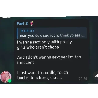 Telegram sticker 💋 Fuck azz bitch fael hoe