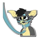 Telegram sticker 🐶 L.E.W.D