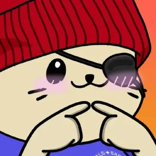 Telegram sticker 🫣 Musashi