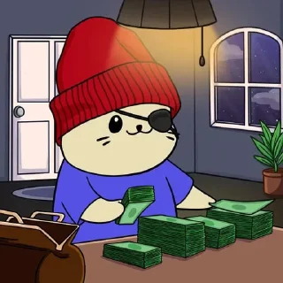 Telegram sticker 💵 Musashi