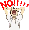 Telegram sticker 🚫 Monogatari Series :: @line_stickers