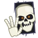 Telegram sticker 👋 Skull