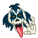 Telegram sticker 🤟 Skull