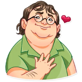 Video sticker ❤️ Gabe Newell