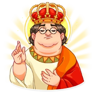 Sticker 😇 Gabe Newell