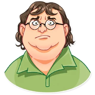 Video sticker 🙁 Gabe Newell