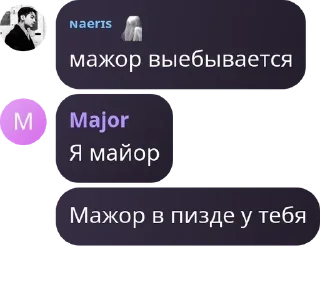 Video sticker 👨‍✈️ гамно