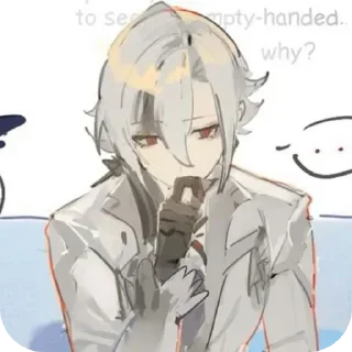 Video sticker 🤔 Arlecchino//by @ARLECCHINO_4x