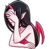 Sticker 🫣 Дьяволица - @TgEmojis