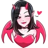 Sticker ❤️ Дьяволица...