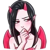 Sticker ☺️ Дьяволица - @TgEmojis