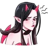 Sticker 😠 Дьяволица - @TgEmojis