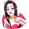 Sticker 🔪 Дьяволица - @TgEmojis