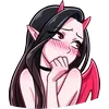 Sticker ☺️ Дьяволица - @TgEmojis