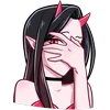 Sticker 🫣 Дьяволица - @TgEmojis