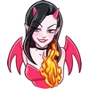 Sticker 🔥 Дьяволица - @TgEmojis