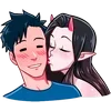 Sticker 😘 Дьяволица - @TgEmojis