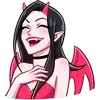 Sticker 😄 Дьяволица - @TgEmojis