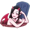 Video sticker ⚰️ Дьяволица...