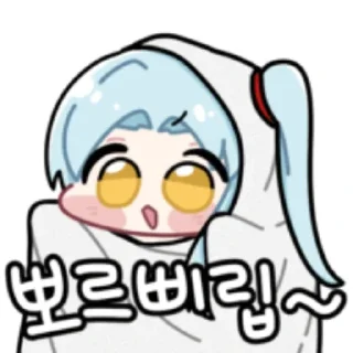 Telegram sticker 🥹 움직이는 앤젤라콘