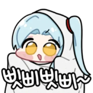 Telegram sticker 😂 움직이는 앤젤라콘