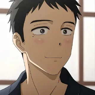 Telegram sticker 😊 Эта фарфоровая кукла @anime_sticks