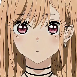 Telegram sticker 😧 Эта фарфоровая кукла @anime_sticks