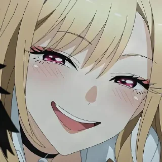 Telegram sticker 😏 Эта фарфоровая кукла @anime_sticks