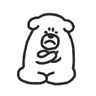 Telegram sticker 💬 깨방정댕댕이 By @KakaoEmoticon