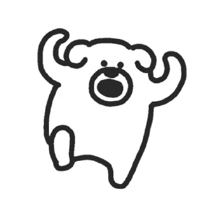 Sticker 💬 깨방정댕댕이 By @KakaoEmoticon