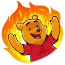 Telegram sticker 🥵 Winnie the Pooh